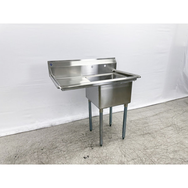 Elite Kitchen Supply 18 In. W Freestanding 2 Compartments Commercial